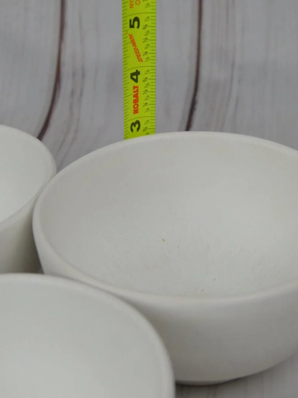 West Elm Kanto Stoneware Condiment Bowls Ice White Set of 4 NEW